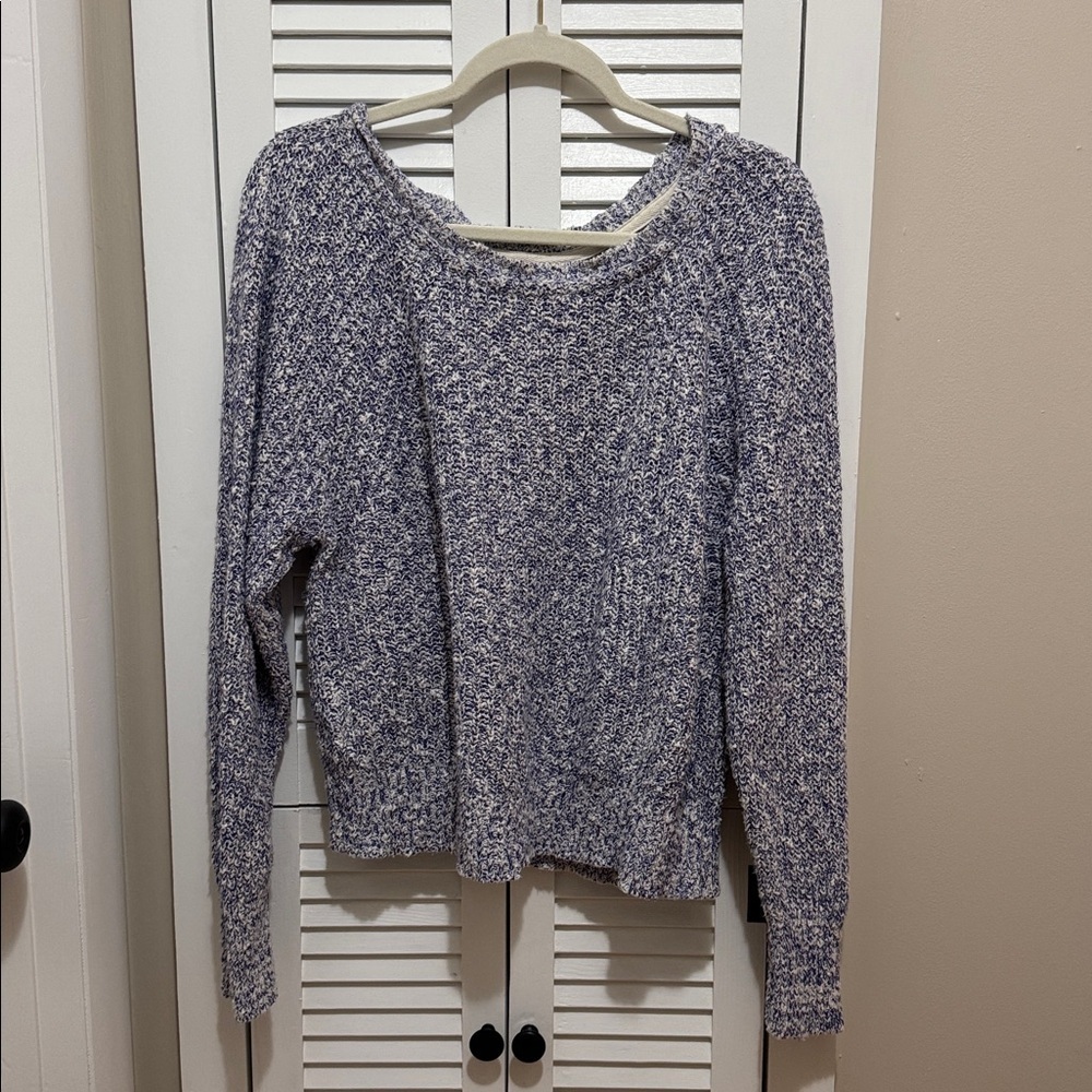 Free People Electric City Pullover Knit Sweater Long Sleeve / Crew Neck - Picture 2 of 6